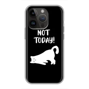 Бампер з зображенням Котиків для Айфон 14 Про (Not Today)