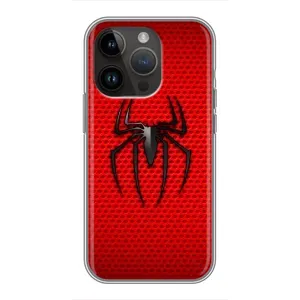 Чехол Супергерой Человека Паука на iPhone 14 Pro (Паук марвел)