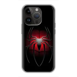 Чехол Супергерой Человека Паука на iPhone 14 Pro (Паук)