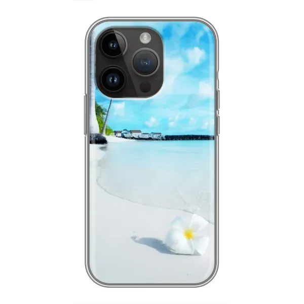 Чехол с рисунком «Пляж» для iPhone 14 Pro Чехол с рисунком «Пляж» для iPhone 14 Pro