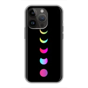 Чохол (ТПУ) з планетами на iPhone 14 Pro (Повнолуння)