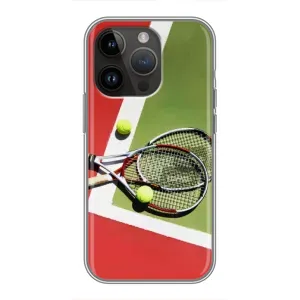 Чехлы с принтом Спортивная тематика для iPhone 14 Pro (Ракетки теннис)