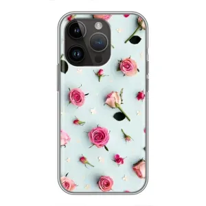 Чохли з принтом Троянд для iPhone 14 Pro (Різні квіти)