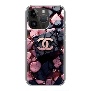 Чехол (Dior, Prada, YSL, Chanel) для iPhone 14 Pro (Шанель)
