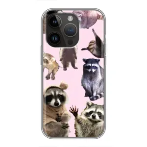 Силіконовий Чохол з Энотами на iPhone 14 Pro (Смішні Єноти)