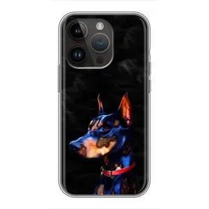 Бампер для iPhone 14 Pro с картинкой "Песики" (Собака Мопс)
