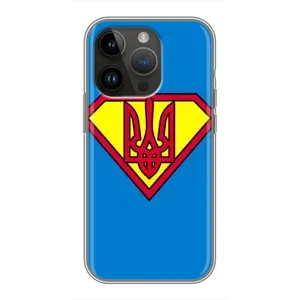 Чохол з картинкою (Патріотичний ГЕРБ) на iPhone 14 Pro