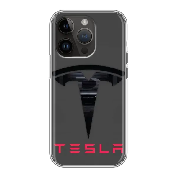 Чехол с рисунком «Logo TESLA» для iPhone 14 Pro Чехол с рисунком «Logo TESLA» для iPhone 14 Pro