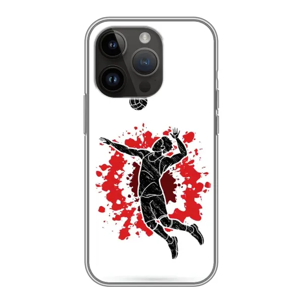 Чохол з малюнком «Волейболіст» для iPhone 14 Pro Чохол з малюнком «Волейболіст» для iPhone 14 Pro