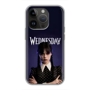 Чохол з картинкою Венсдей на iPhone 14 Pro (Wednesdey)