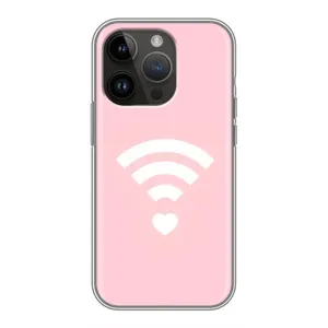 Силіконові Чохли Коханій людині для iPhone 14 Pro (WiFi Love)