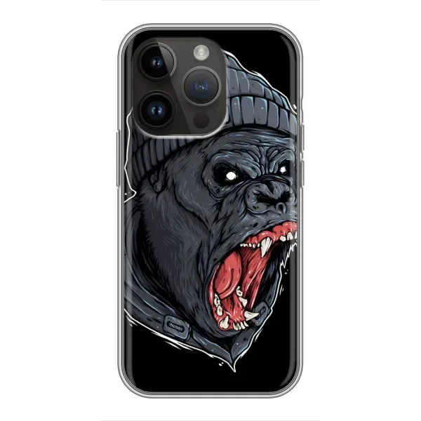 Чехол с рисунком «Злая Обезьяна» для iPhone 14 Pro Чехол с рисунком «Злая Обезьяна» для iPhone 14 Pro
