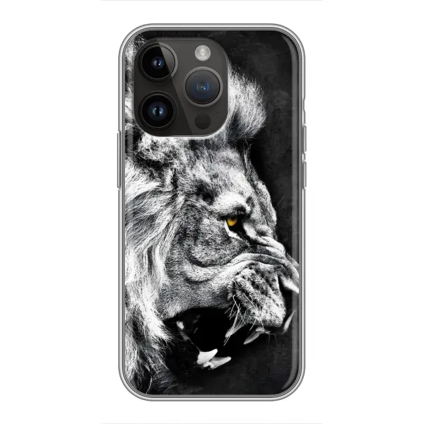 Чохол з малюнком «Злий Лев» для iPhone 14 Pro Чохол з малюнком «Злий Лев» для iPhone 14 Pro