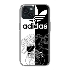 Чехол в стиле "Адидас" для Айфон 14 (Adidas шнурки)