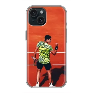 Чохли з прінтом Спортивна тематика для iPhone 14 (Алькарас Тенісист)