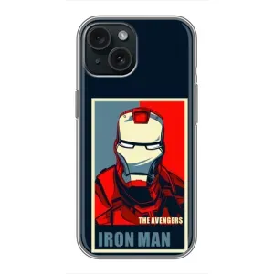Чохол Супергерой Залізна Людина на iPhone 14 (Art Iron man)