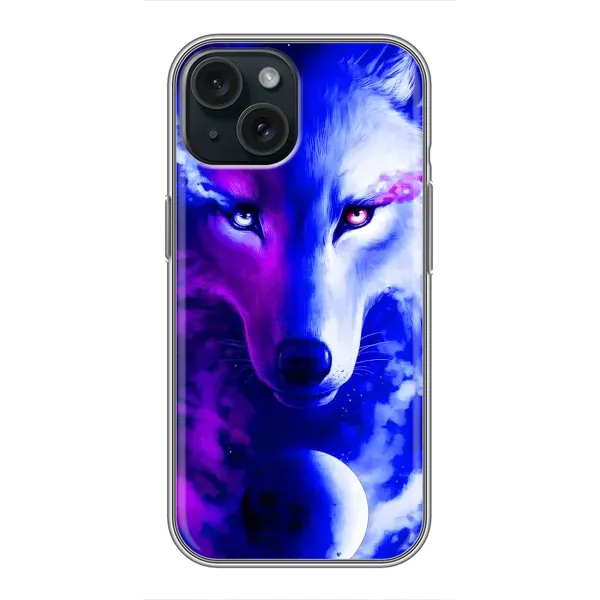 Чехол с рисунком «Арт-Волк» для iPhone 14 Чехол с рисунком «Арт-Волк» для iPhone 14