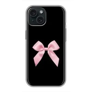 Чохол банти для iPhone 14 (Бант на чорному)