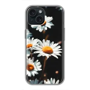 Чохол з ромашками на iPhone 14 (Білі ромашки)