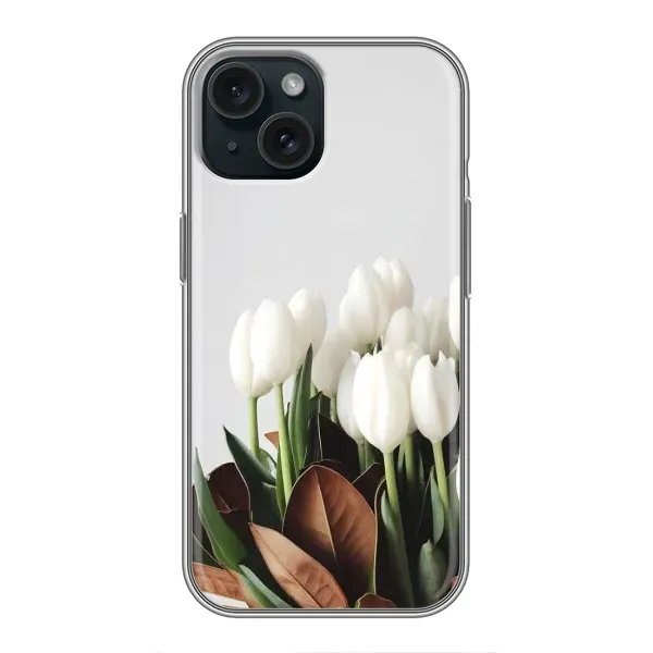 Чехол с рисунком «Букет тюльпанов» для iPhone 14