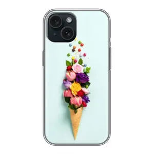 Чохли з тематикою "КВІТИ" на iPhone 14 (Квітка-морозиво)