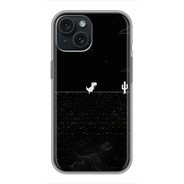 Чехол с рисунком «Динозаврик» для iPhone 14 Чехол с рисунком «Динозаврик» для iPhone 14