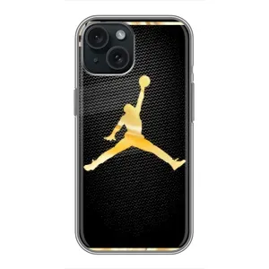 Силиконовый Чехол Nike Air Jordan на Айфон 14 (Джордан 23)