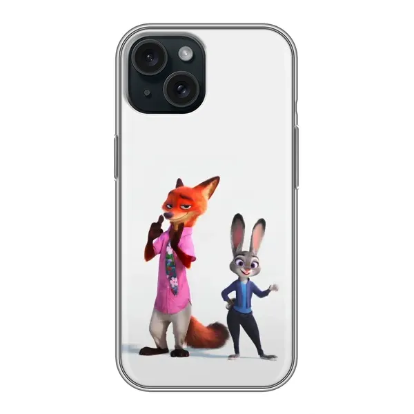 Чехол с рисунком «Джуди и Ник» для iPhone 14 Чехол с рисунком «Джуди и Ник» для iPhone 14
