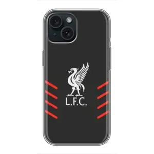 Силиконовые Чехлы принт Футбол на iPhone 14 (Эмблема Liverpool)