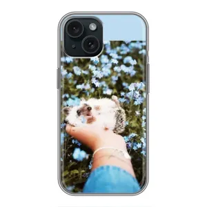 Чохли з зображенням різних тварин на iPhone 14 (Їжачок в руці)