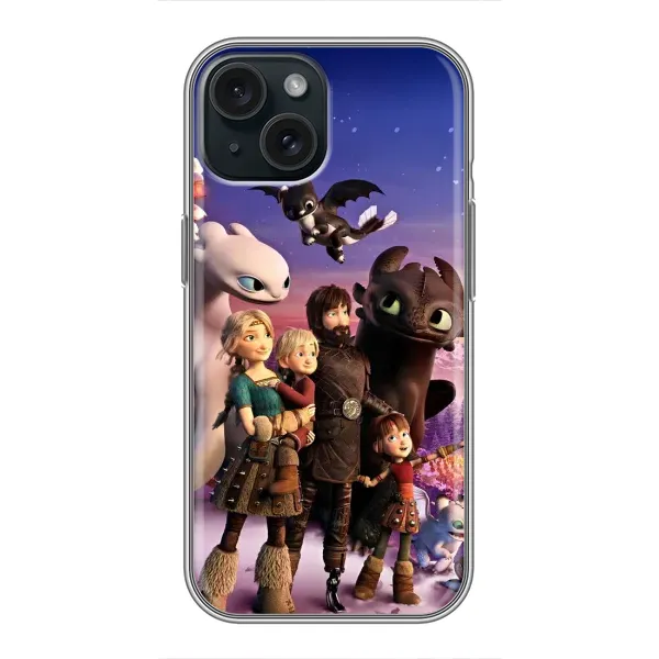 Чехол с рисунком «Герои дракона» для iPhone 14