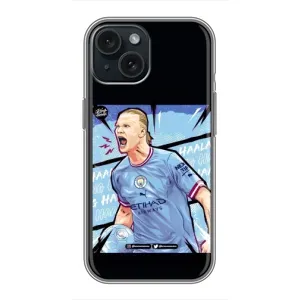 Чехлы с принтом для iPhone 14 Футболист (гол Эрлинг Холланд)