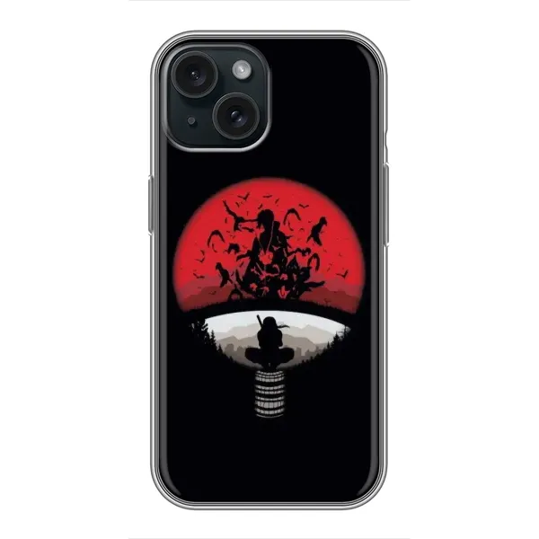 Чехол с рисунком «Итачи на черном» для iPhone 14 Чехол с рисунком «Итачи на черном» для iPhone 14