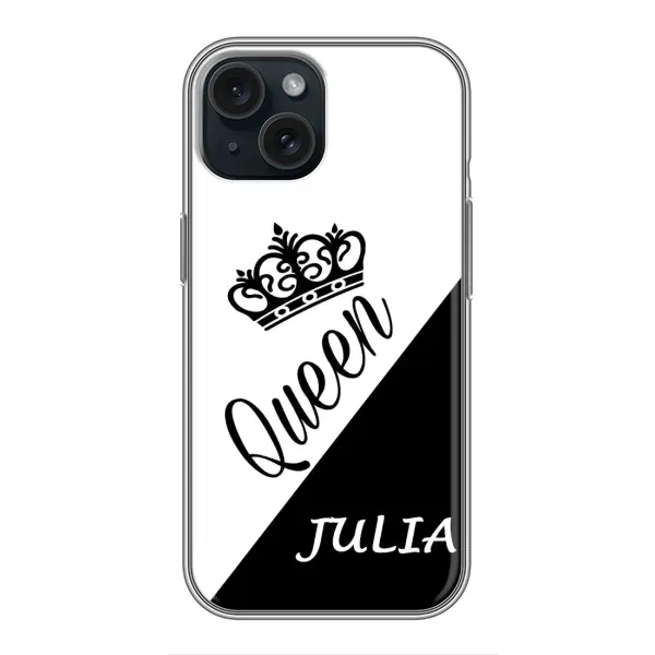 Чехол с рисунком «JULIA» для iPhone 14