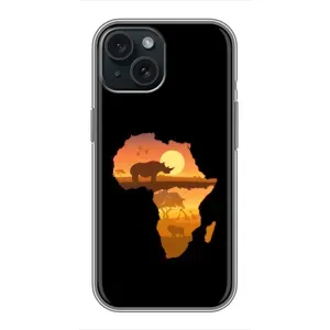 Летний Чехол на iPhone 14 (Карта)