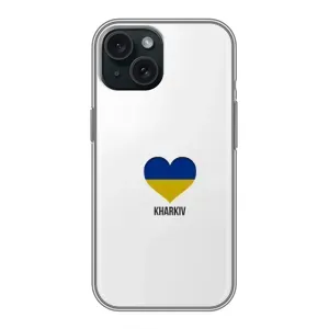 Чехлы силиконовые (Город Харьков) на Айфон 14 (Kharkiv)