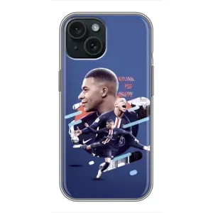 Чехол (TPU) с Футболистом на iPhone 14 (Килиан)