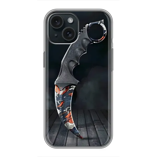 Чехол с рисунком «Кинжал КС ГО» для iPhone 14 Чехол с рисунком «Кинжал КС ГО» для iPhone 14