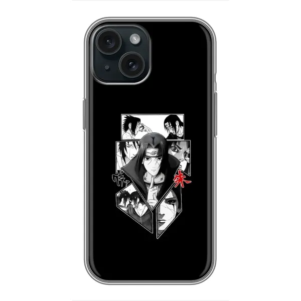 Чехол с рисунком «Коллаж Итачи» для iPhone 14 Чехол с рисунком «Коллаж Итачи» для iPhone 14
