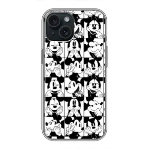Чехлы с принтом Микки Маус на iPhone 14 (Коллаж Микки Маус)