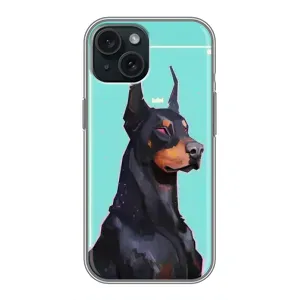 Чохол ДОБЕРМАН для iPhone 14 (Король доберман)