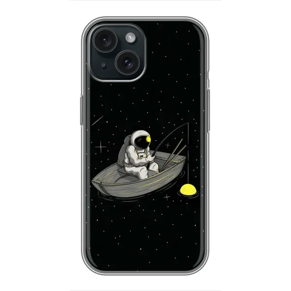 Чехол с рисунком «Космонавт на рыбалке» для iPhone 14 Чехол с рисунком «Космонавт на рыбалке» для iPhone 14