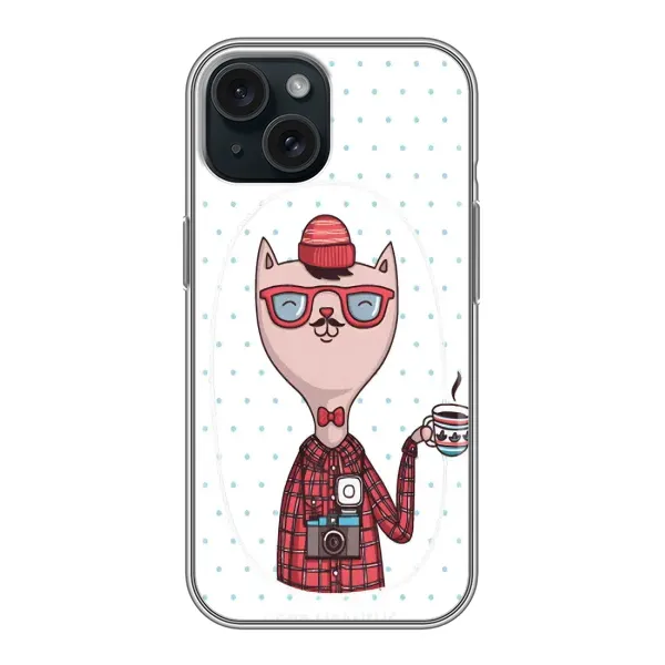 Чехол с рисунком «Кот аристократ» для iPhone 14 Чехол с рисунком «Кот аристократ» для iPhone 14
