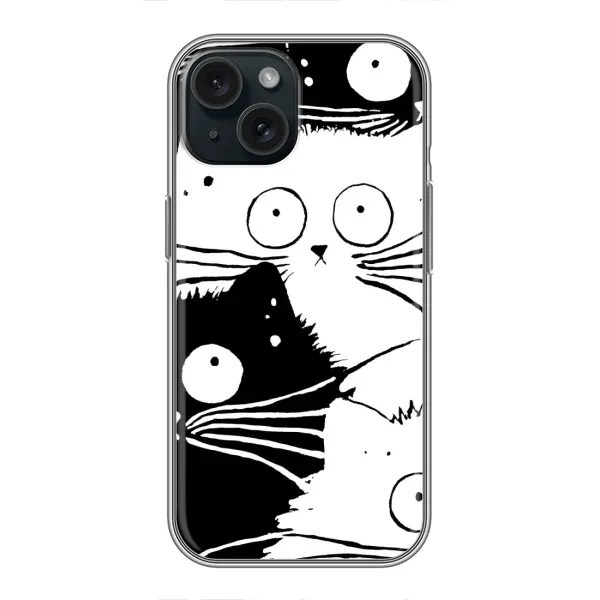 Чехол с рисунком «КОТИКИ» для iPhone 14 Чехол с рисунком «КОТИКИ» для iPhone 14