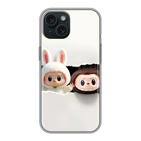 Чехол с рисунком «Фигурки Labubu» для iPhone 14 Чехол с рисунком «Фигурки Labubu» для iPhone 14