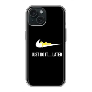 Силиконовый Чехол на iPhone 14 с картинкой Nike (Later)