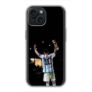 Чехлы Лео Месси Аргентина для iPhone 14 (Лео Чемпион)