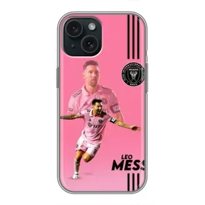 Чехлы Лео Месси в Майами на iPhone 14 (Лео в Майами)