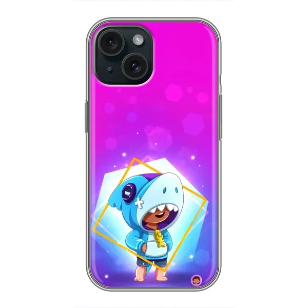 Чехол с рисунком «Леон в костюме Акулы» для iPhone 14