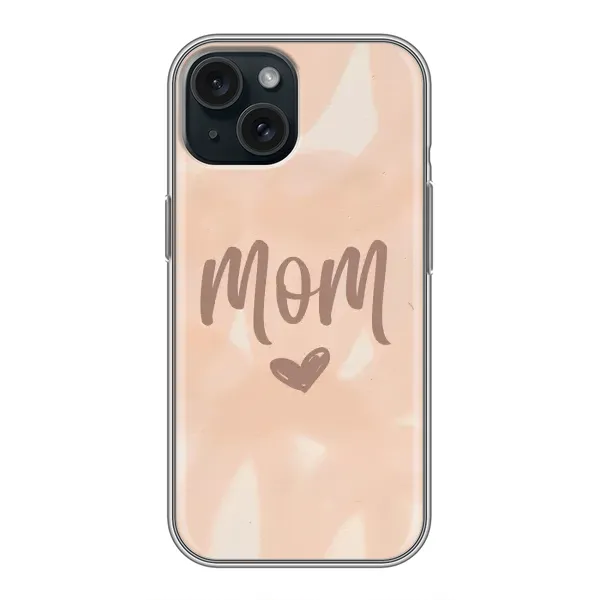 Чехол с рисунком «Love mom» для iPhone 14 Чехол с рисунком «Love mom» для iPhone 14